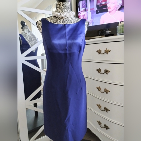 Beautiful Blue Alberto Makali Sheath Dress - Picture 3 of 12